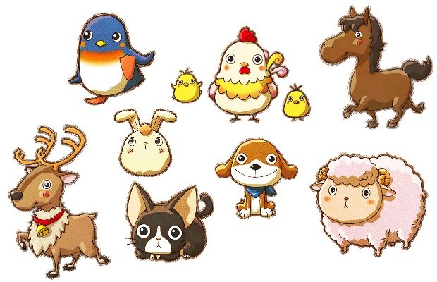 So viele flauschige Tierchen in Story of Seasons! Ihr könnt sie aber nicht alle auf einmal kaufen.