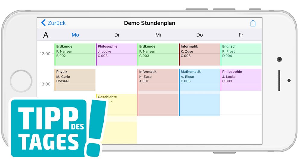 SchoolRoom: Der Stundenplan auf iPhone und iPad