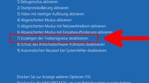 Windows 10: Treibersignatur dauerhaft deaktivieren – so geht's