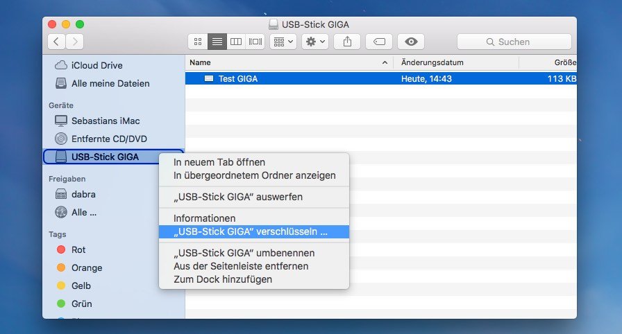 Externe Festplatte Und Usb Stick Am Mac Verschlusseln So Gehts