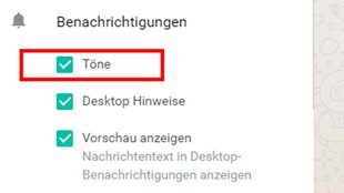 WhatsApp für Windows-PC: Ton deaktivieren – So geht's