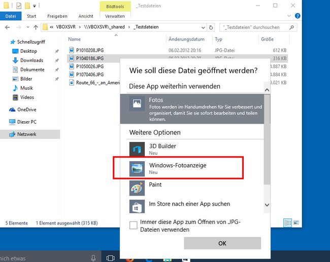 Windows 10: So richtet ihr die alte Fotoanzeige als Standard-Viewer ein.