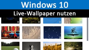 Windows 10: Live-Wallpaper nutzen – so geht's