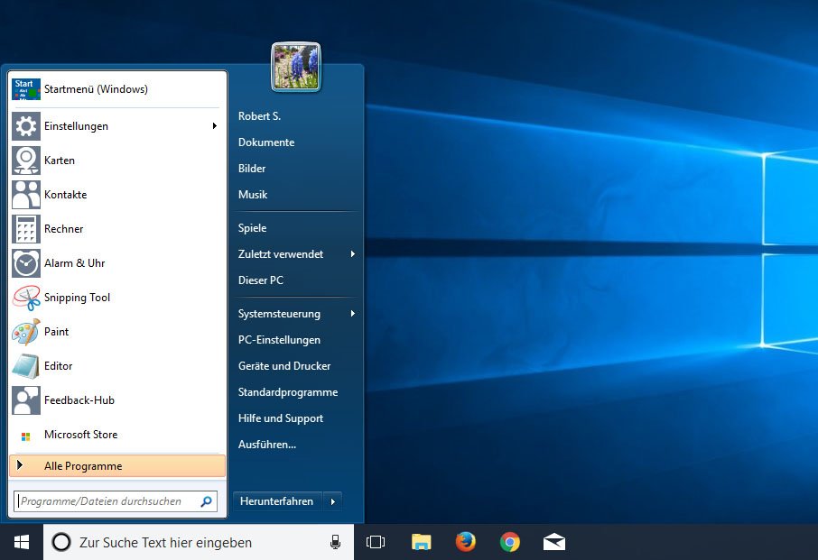 Windows 10 Altes Startmenü Windows 10 Altes Startmenü