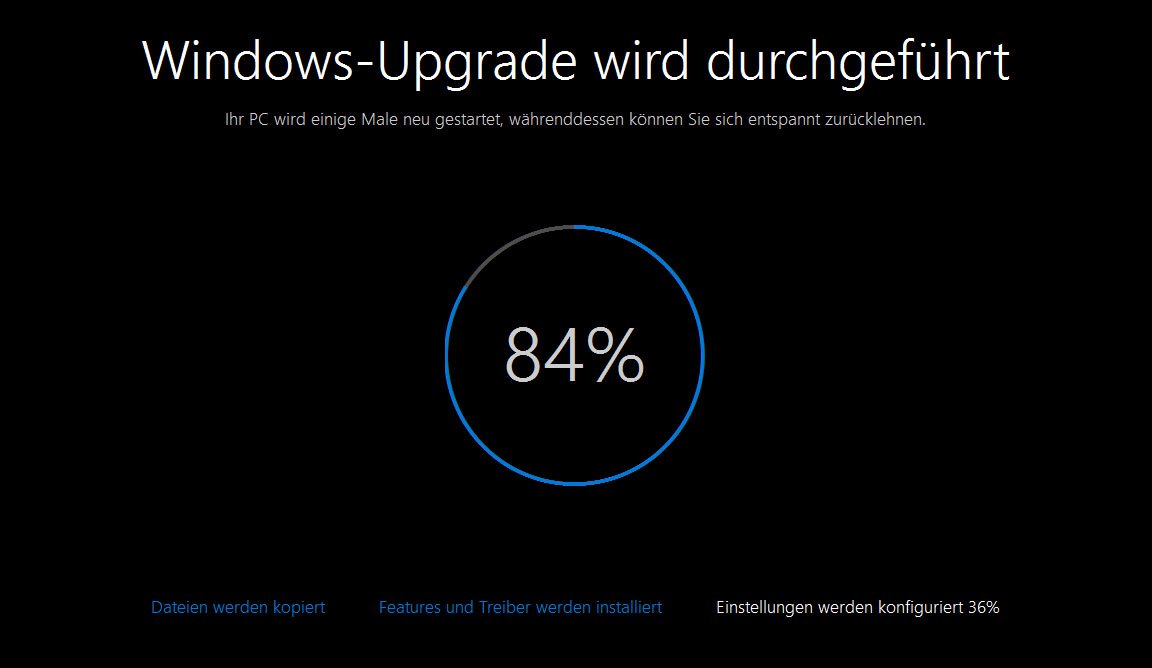 Windows 10 Update Dauer So Lange Braucht Die Installation