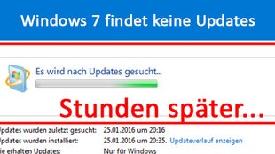 Lösung: Windows 7 findet keine Updates oder sucht ewig (Fix)