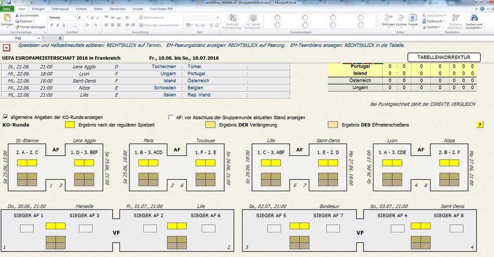 Em Tippspiel Excel Vorlage Em Tippspiel Excel Vorlage