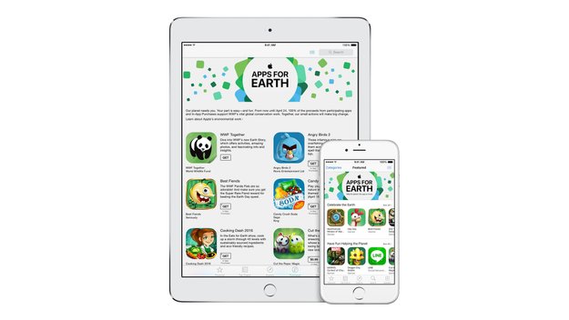 „Apps for Earth“: App-Store-Aktion bringt 8 Millionen Dollar ein