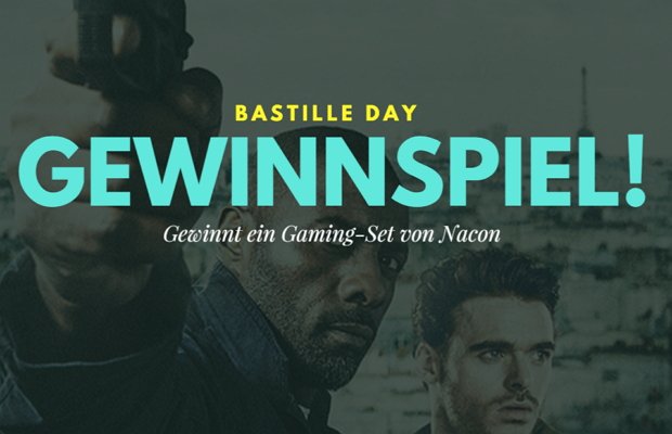 Bastille Day: Gewinnt zum Kinostart des Actionthrillers ein dickes Gaming-Set von Nacon