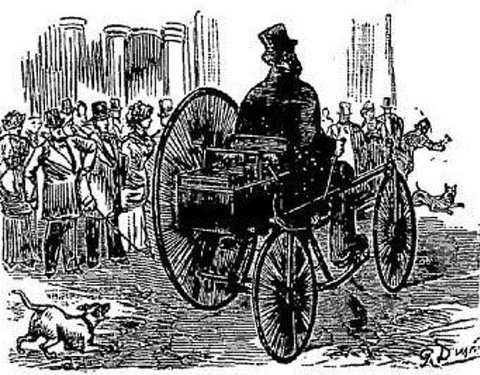 Das erste Auto Trouvé Tricycle