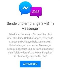 Facebook Messenger SMS deaktivieren