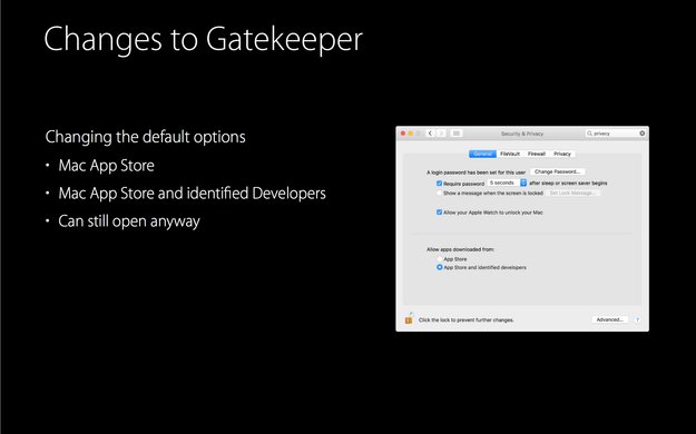 macOS Sierra: Verschärfte Sicherheit in Gatekeeper