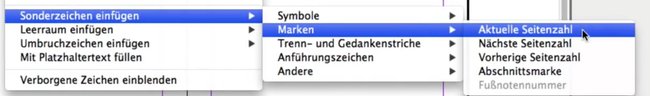 InDesign Seitenzahlen einfügen