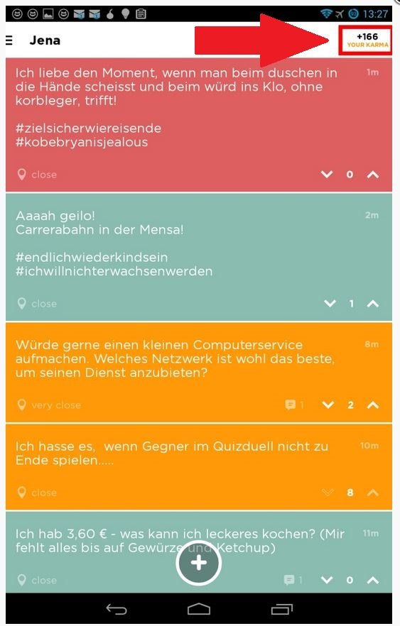 Jodel Karma