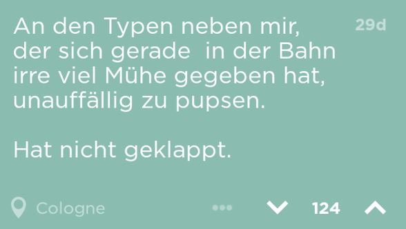 Jodel Sprüche In der Bahn