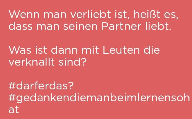 Jodel Sprüche Verknallt