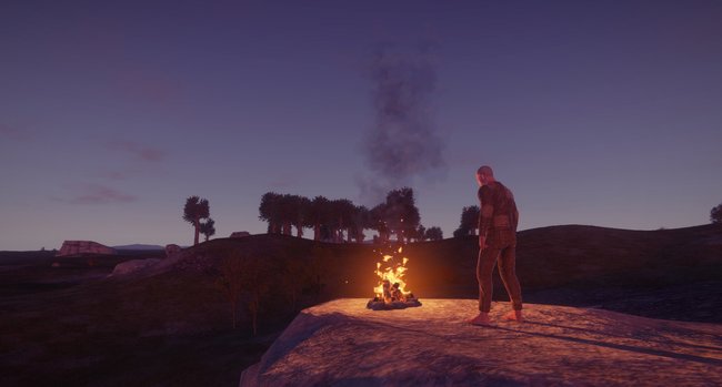 Das Lagerfeuer vereinfacht vieles in Rust.