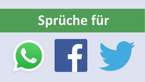 Sprüche für Facebook, WhatsApp und Co.: Von lustig über nachdenklich bis traurig