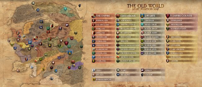 Total War - Warhammer Karte