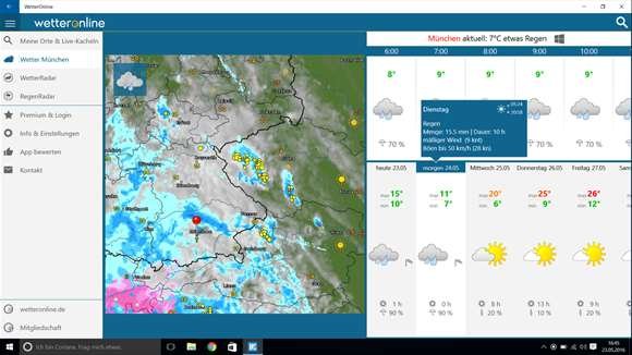 WetterOnline Windows 10