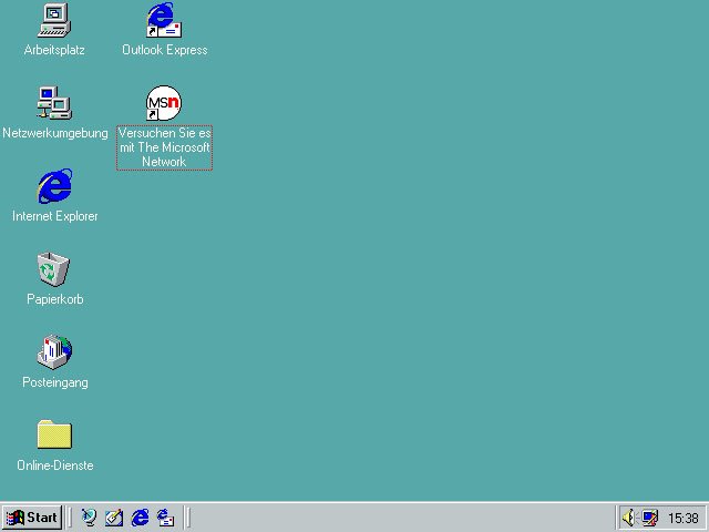 Windows 95 könnt ihr immer noch installieren.
