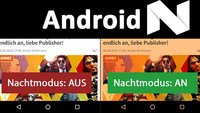 Android 7.0: Nachtmodus aktivieren – so geht's