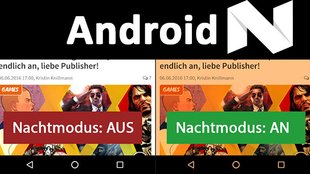 Android 7.0: Nachtmodus aktivieren – so geht's