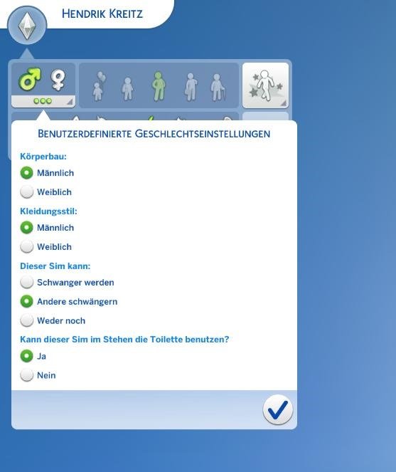 In diesen Optionen ändert ihr die Geschlechter-Restriktionen in Die Sims 4.