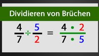 Dividieren von Brüchen – Einfacher geht's nicht als so