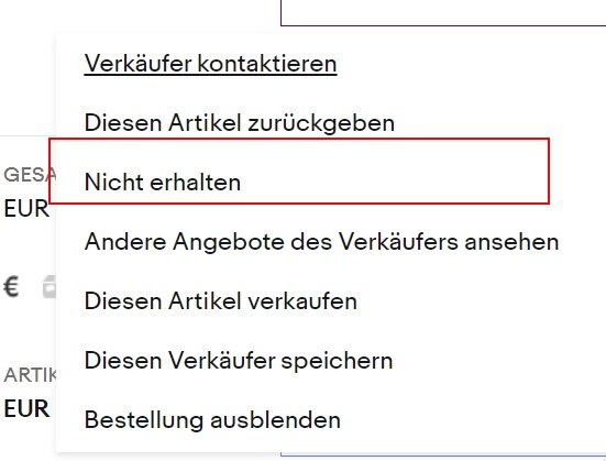 ebay-nicht-erhalten