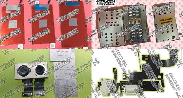 iPhone 7: Bilder zeigen Komponenten für Dual-SIM-Kartenslot