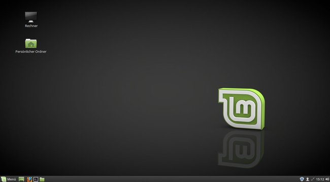 Linux Mint mit Cinnamon-Desktop.