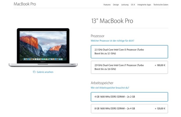 MacBook Pro: Non-Retina-Modell fliegt wohl bald aus Sortiment