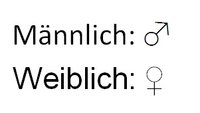 Männlich- und Weiblich-Zeichen mit der Tastatur am PC und Mac schreiben
