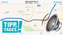 Minitipp: Lautstärke der iPhone-Navigation verändern 