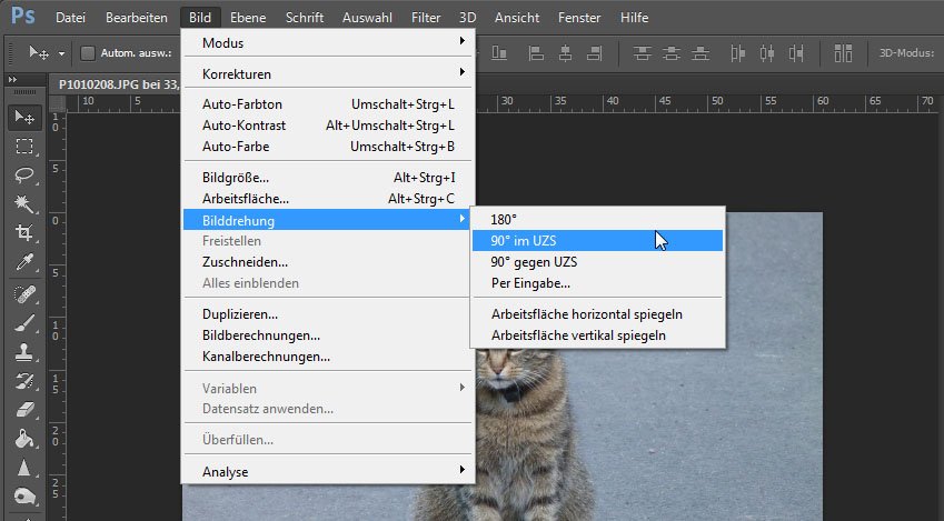 Photoshop Bild Und Ebene Drehen So Geht S