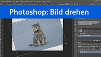 Photoshop: Bild und Ebene drehen – so geht's