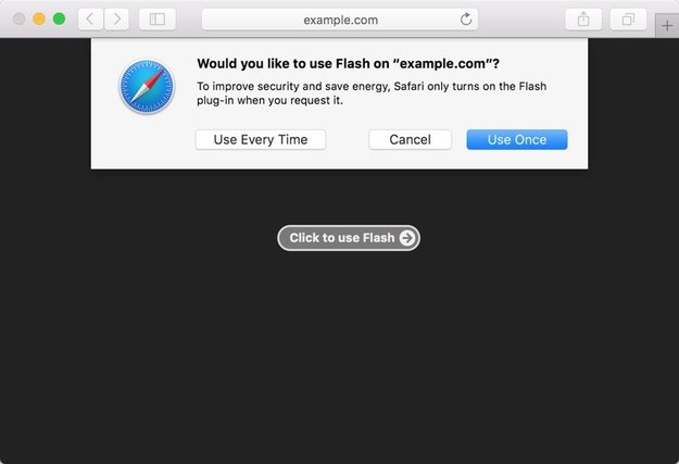 macOS Sierra: Flash und Co. in Safari 10 deaktiviert