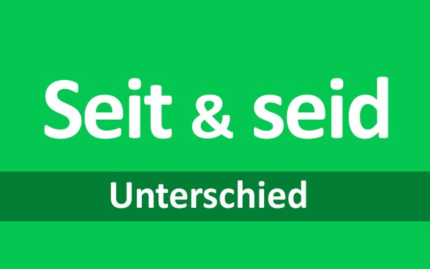 Seit-seid-Unterschied einfach erklärt