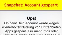 Snapchat Locked: Account gesperrt – so kommt ihr wieder rein!