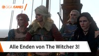 The Witcher 3: Alle Enden im Hauptspiel und den DLCs