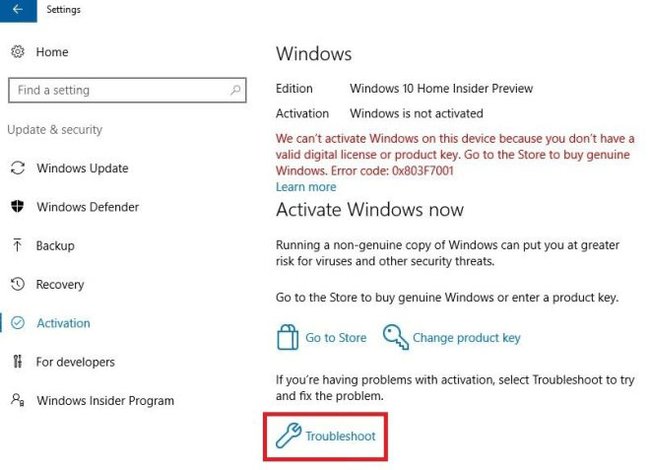 Windows 10: Hier öffnet ihr den Activation Troubleshooter.