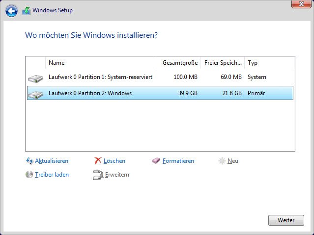 Beide Partitionen gehören zu einer Festplatte mit Windows 7 und können gelöscht werden