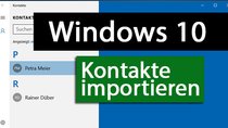 Windows 10: Kontakte importieren – so geht's