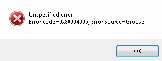 0x8004005-error