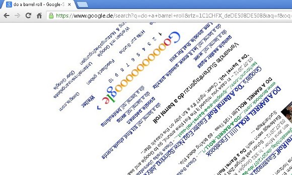 Google Easter-Egg do a barrel roll