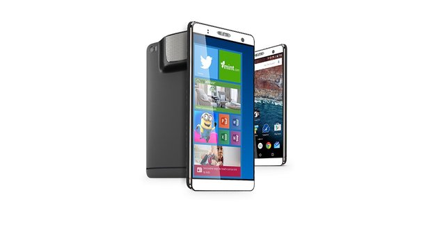 Holofone: 7-Zoll-Phablet mit Windows 10, Android & Beamer