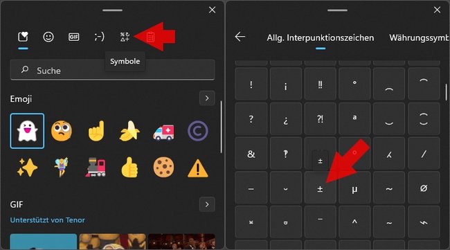 Plusminus Sonderzeichentastatur Windows