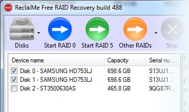 reclaime free raid recovery