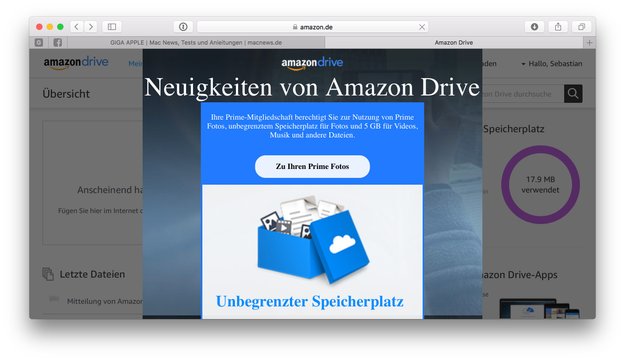 Amazon Drive mit unbegrenztem Speicherplatz, Mitglieder werden verprellt